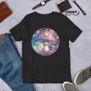 Shroom Dream World - Colorful Mesmerizing Design - Magic Mushrooms