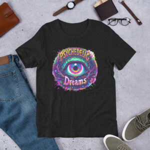 Psychedelic Dreams - Trippy Eye with an Explosion of Colors Melting Together